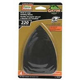 Gator 7700-012 Sanding Sheet, 3-1/2 in W, 5 in L, 220 Grit, Extra Fine, Zirconium Oxide Abrasive, Paper Backing